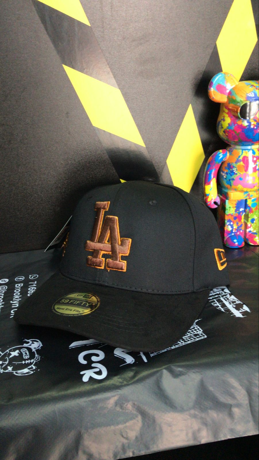 GORRA LA BLACK AND COFFE