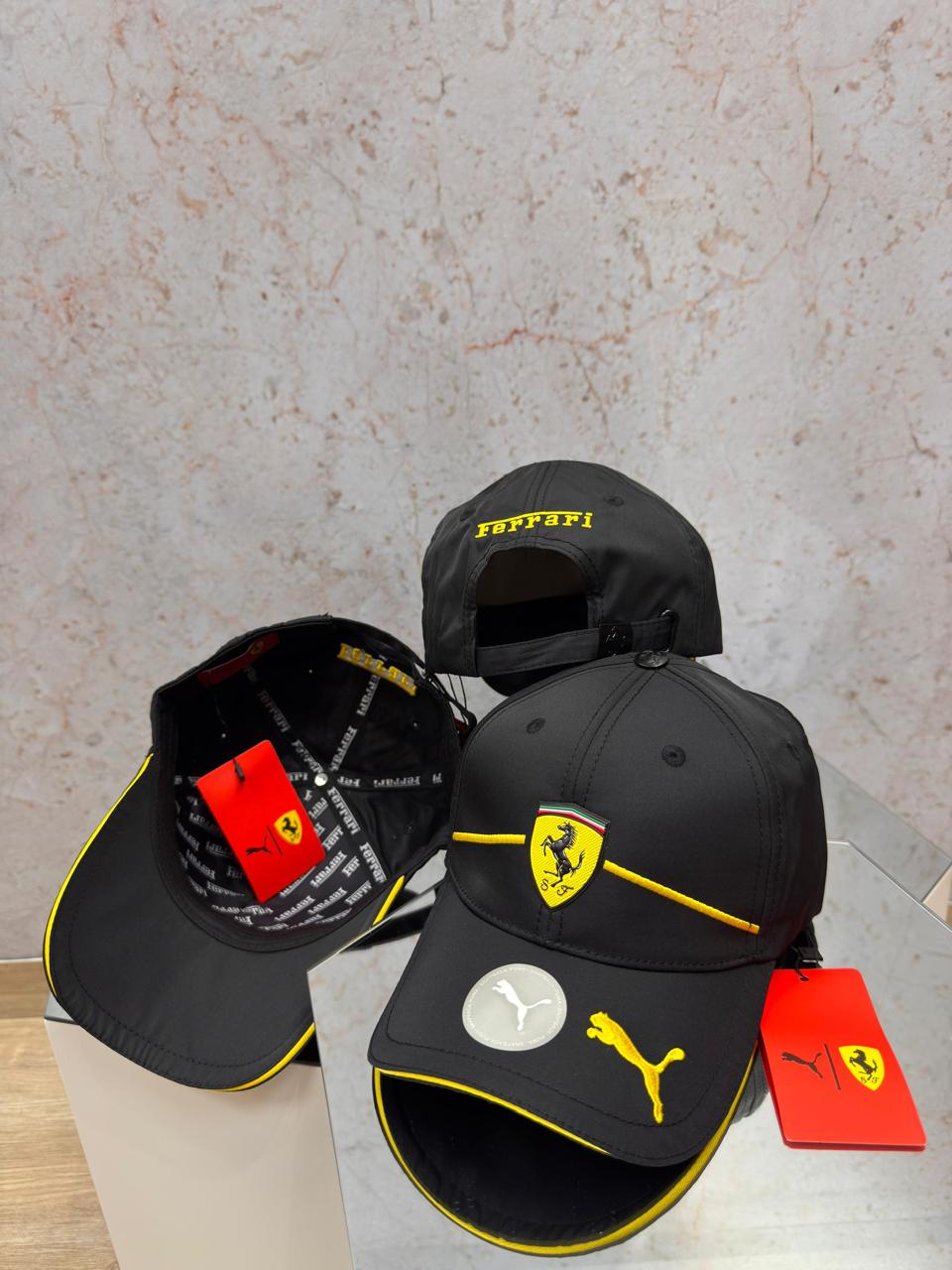 GORRA FERRARI BLACK