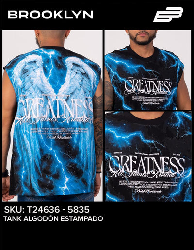 CAMISA CREATNES SIN MANGAS