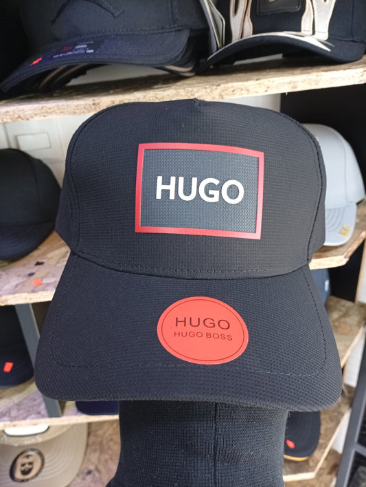 BK HUGO NEGRO CON ROJO