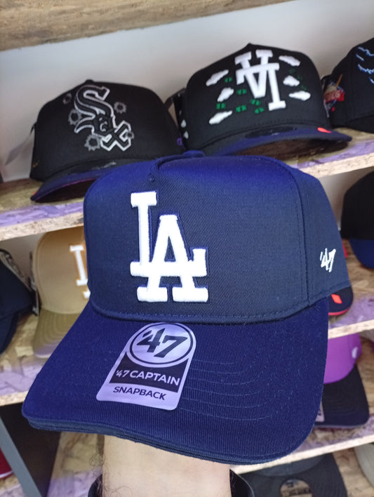 BK LOS ANGELES AZUL OSCURO CON BLANCO
