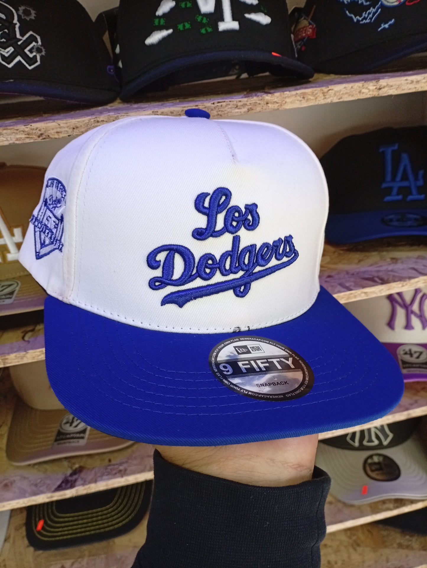 BK LOS DODGERS BLANCO CON AZUL
