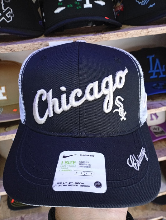 BK CHICAGO SOX NEGRA CON MAYA BLANCA