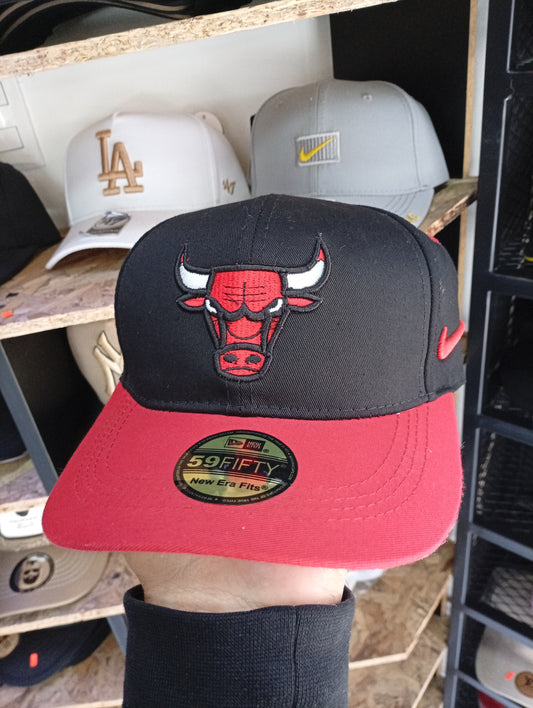 BK CHICAGO BULLS NEGRO CON ROJO