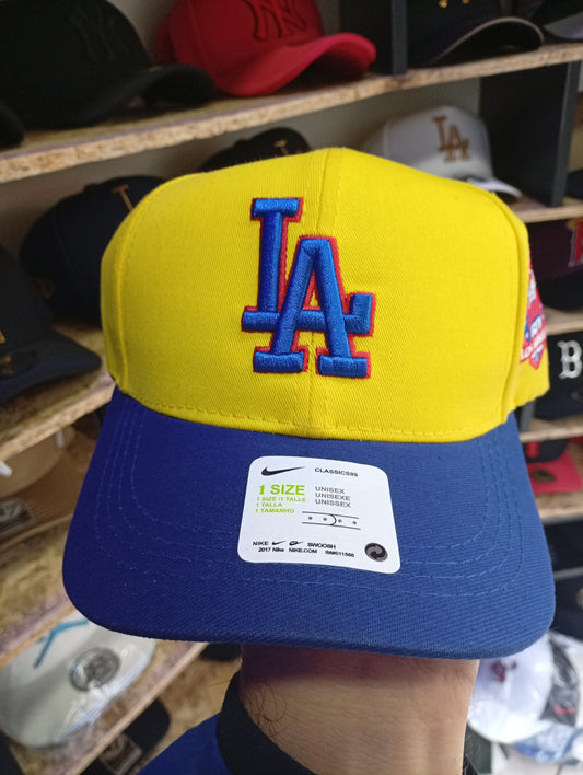 BK LOS ÁNGELES AMARILLO CON AZUL Y ROJO