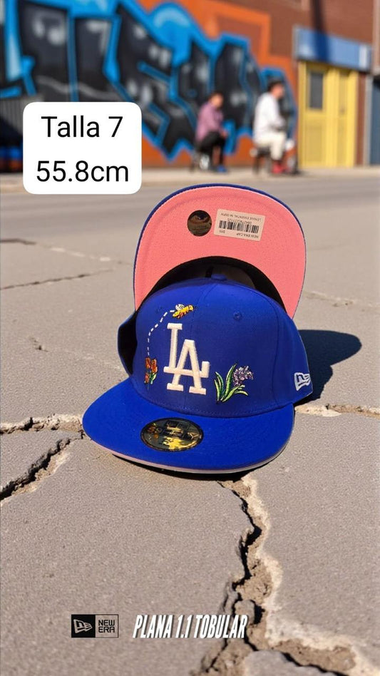 BK LOS ÁNGELES AZUL CON ROSADO