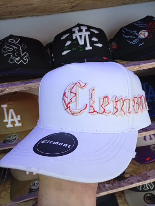 BK CLEMONT BLANCA CON ROJO