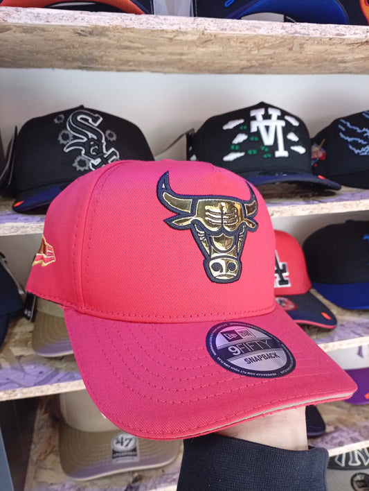 BK CHICAGO BULLS ROJA CON DORADO
